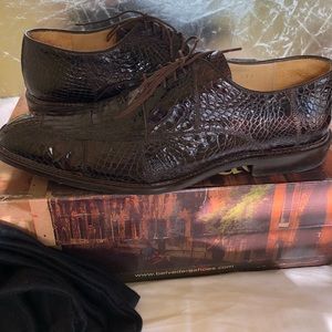 !!GENUINE CROCODILE!! Men’s Dress Shoes